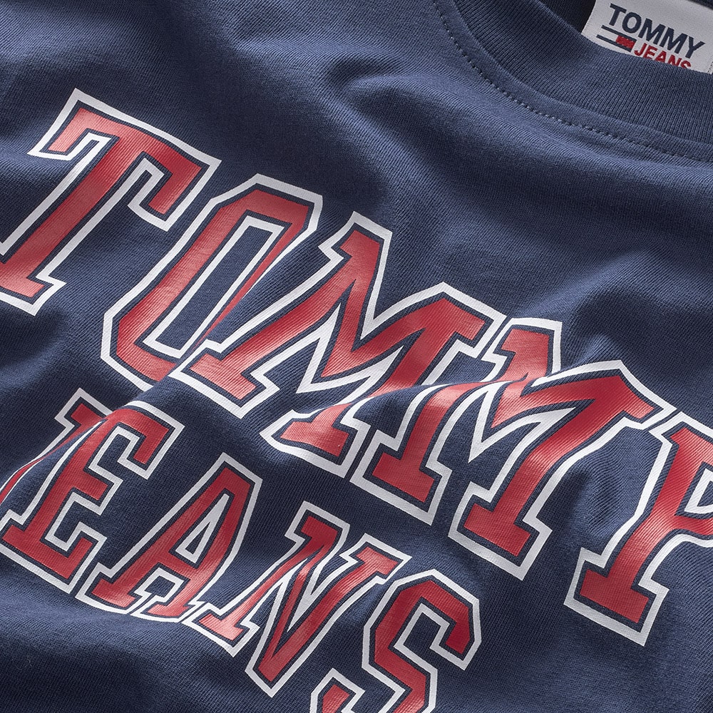 Tommy Jeans Μπλε T-shirt C Neck - DM0DM16405