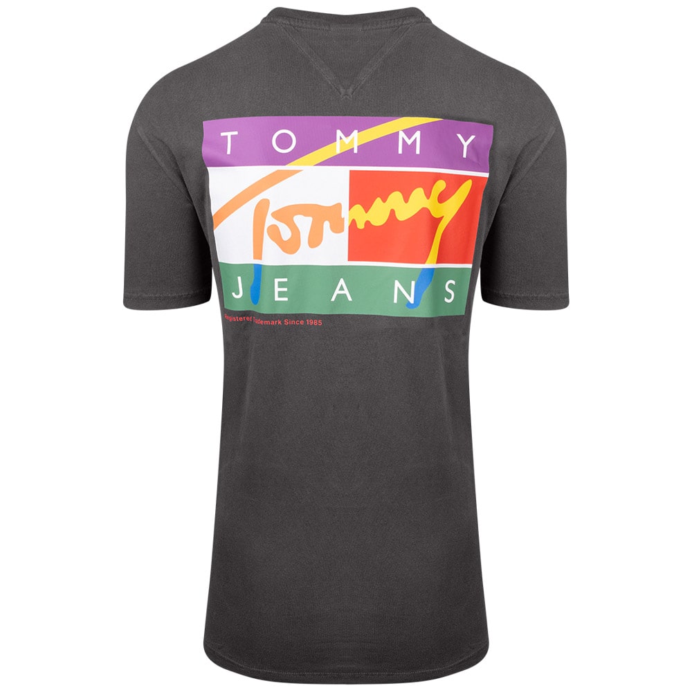 Tommy Jeans Γκρι T-shirt C Neck - DM0DM16827