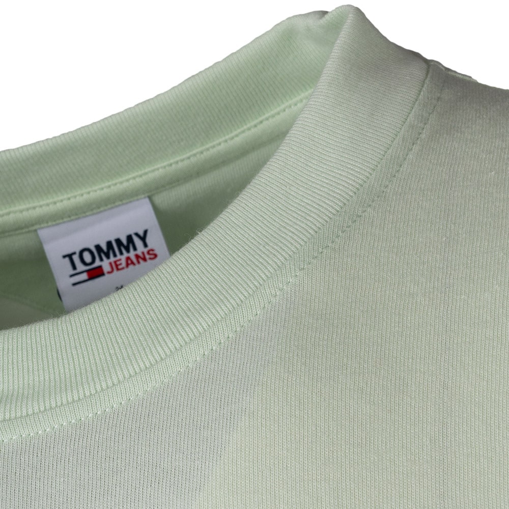 Tommy Jeans Πράσινο T-shirt C Neck - DM0DM16828