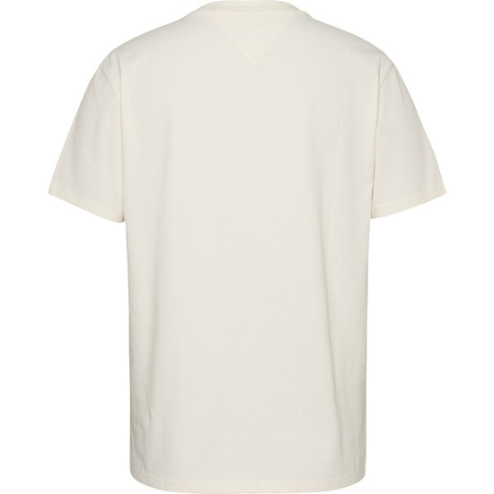 Tommy Jeans Εκρού T-shirt C Neck - DM0DM17731