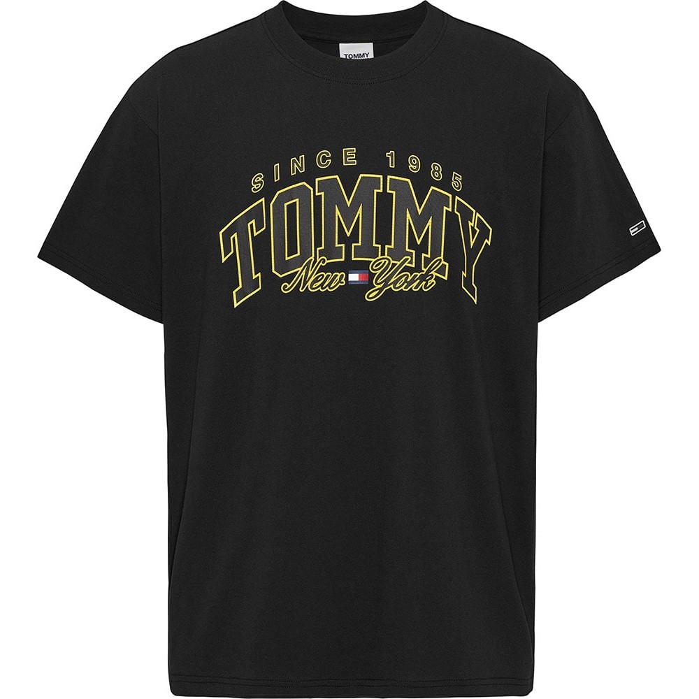 Tommy Jeans Μαύρο T-shirt C Neck - DM0DM17733