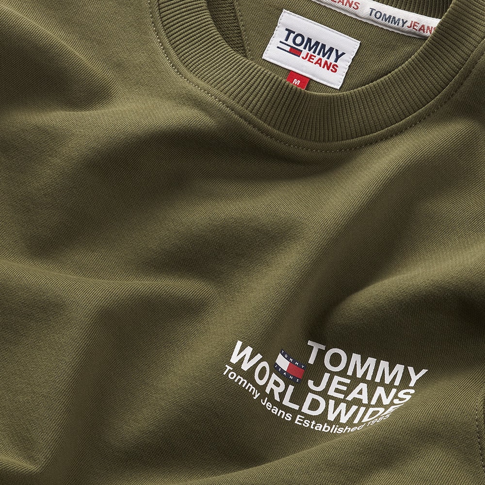 Tommy Jeans Λαδί Φούτερ C Neck DM0DM17780