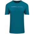 Tommy Jeans Πετρόλ T-shirt C Neck - DM0DM17993