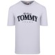 Tommy Jeans Λευκό T-shirt C Neck - DM0DM18274