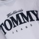 Tommy Jeans Λευκό T-shirt C Neck - DM0DM18274