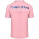 Tommy Jeans Ροζ T-shirt C Neck - DM0DM18286