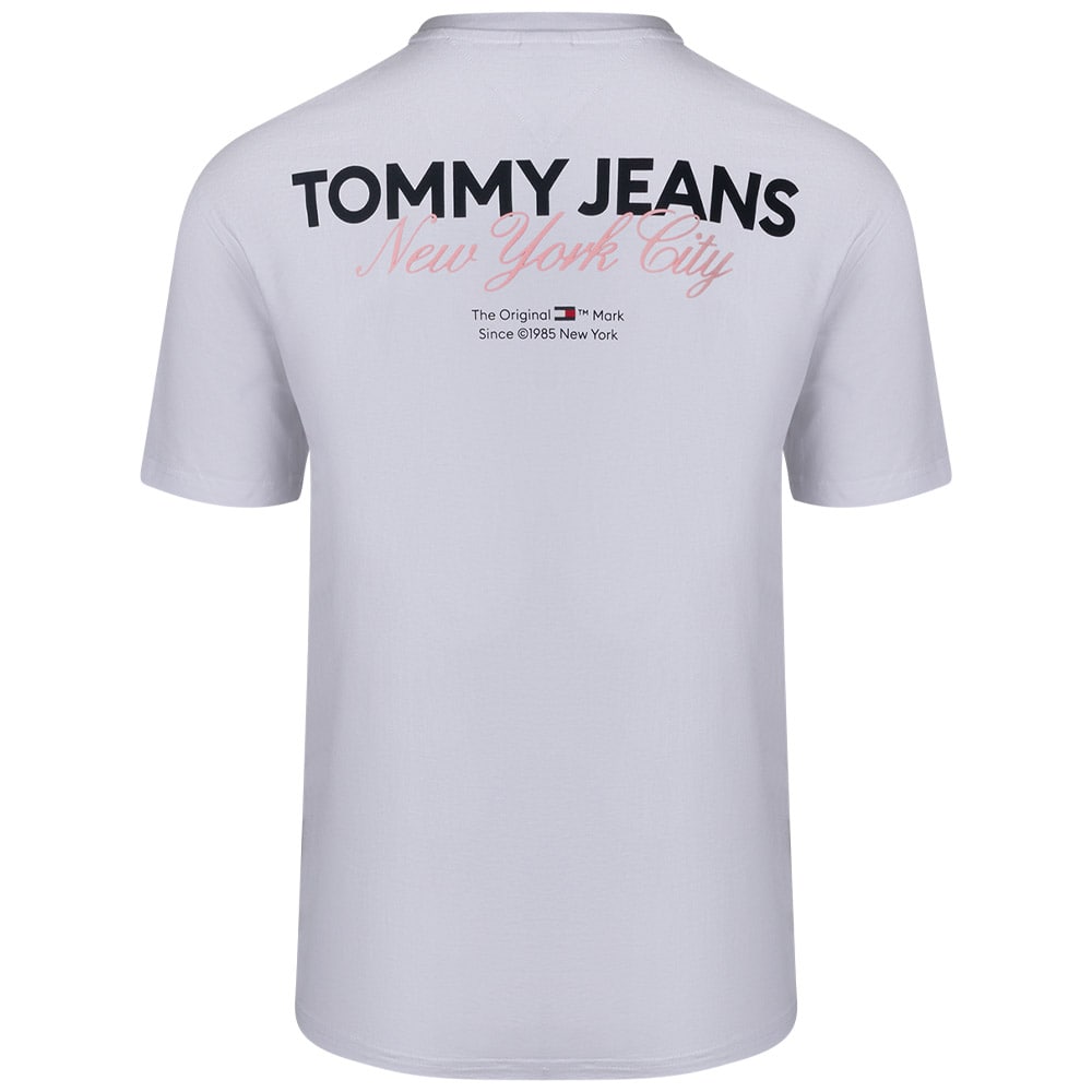 Tommy Jeans Λευκό T-shirt C Neck - DM0DM18286