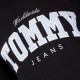 Tommy Jeans Μαύρο T-shirt C Neck - DM0DM18287