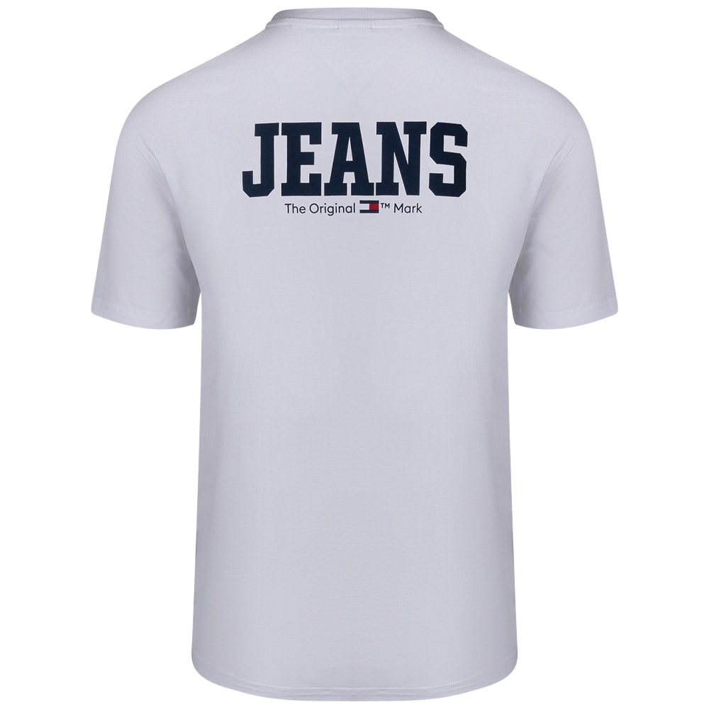 Tommy Jeans Λευκό T-shirt C Neck - DM0DM18288