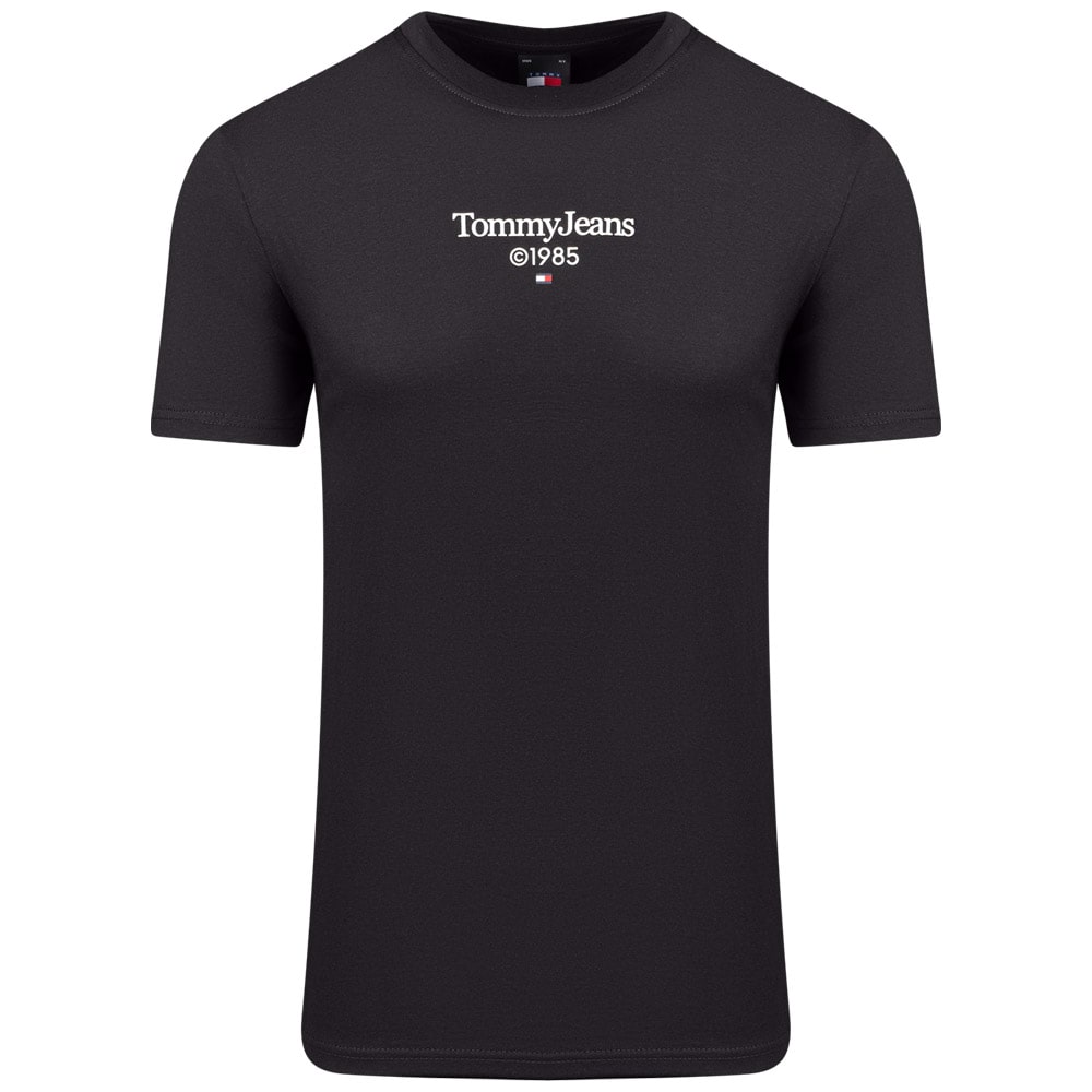 Tommy Jeans Μαύρο T-shirt C Neck - DM0DM18569