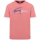Tommy Jeans Ροζ T-shirt C Neck - DM0DM18572