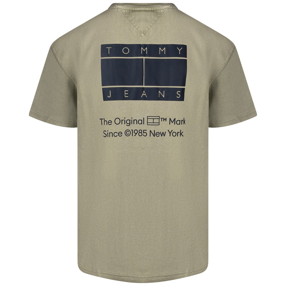 Tommy Jeans Χακί T-shirt C Neck - DM0DM18592