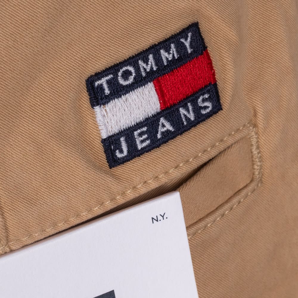 Tommy Jeans Μπεζ Βερμούδα Chino - DM0DM18812
