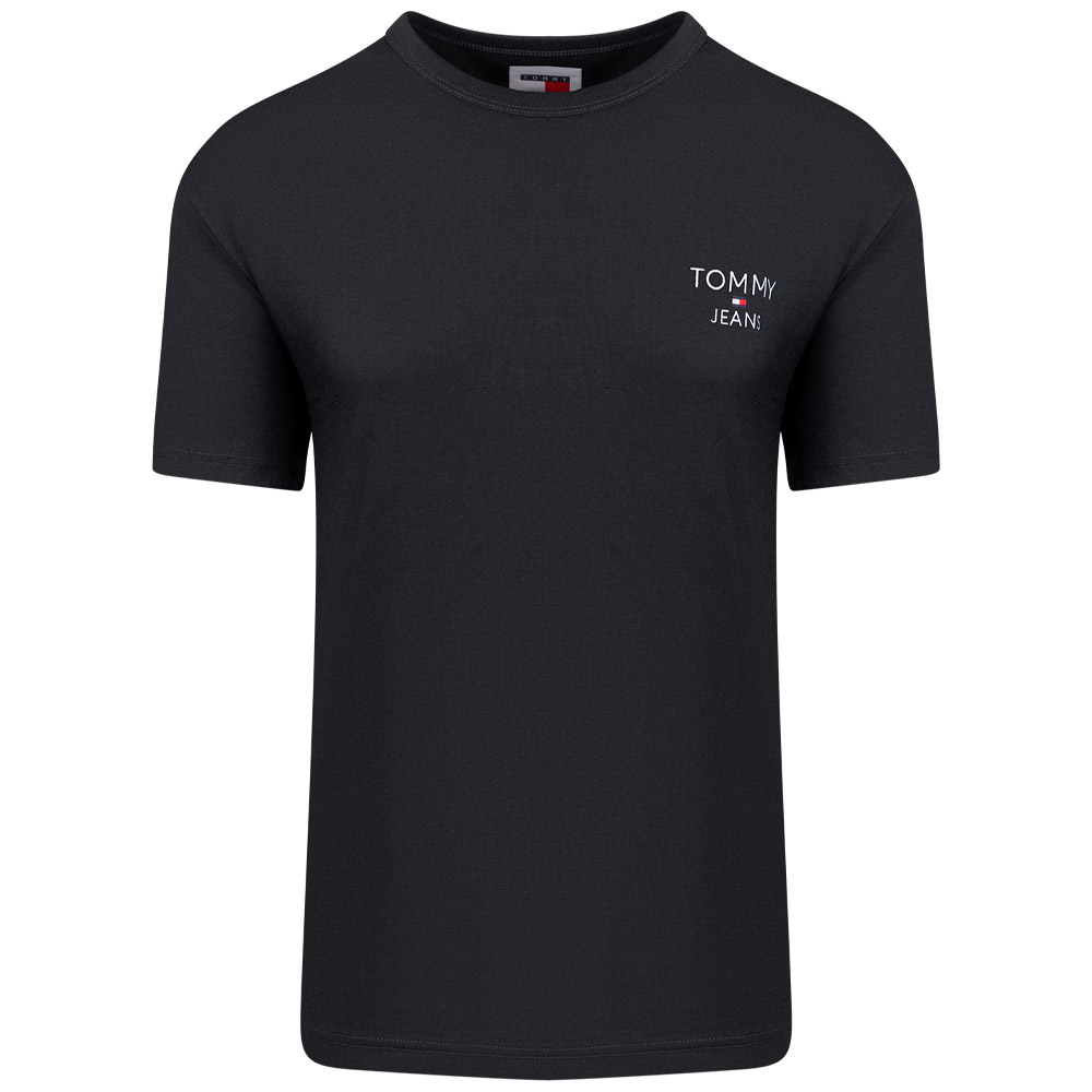 Tommy Jeans Μαύρο T-shirt C Neck - DM0DM18872