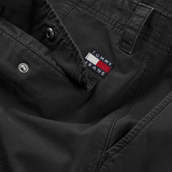 Tommy Jeans Μαύρο Παντελόνι Cargo - DM0DM20284