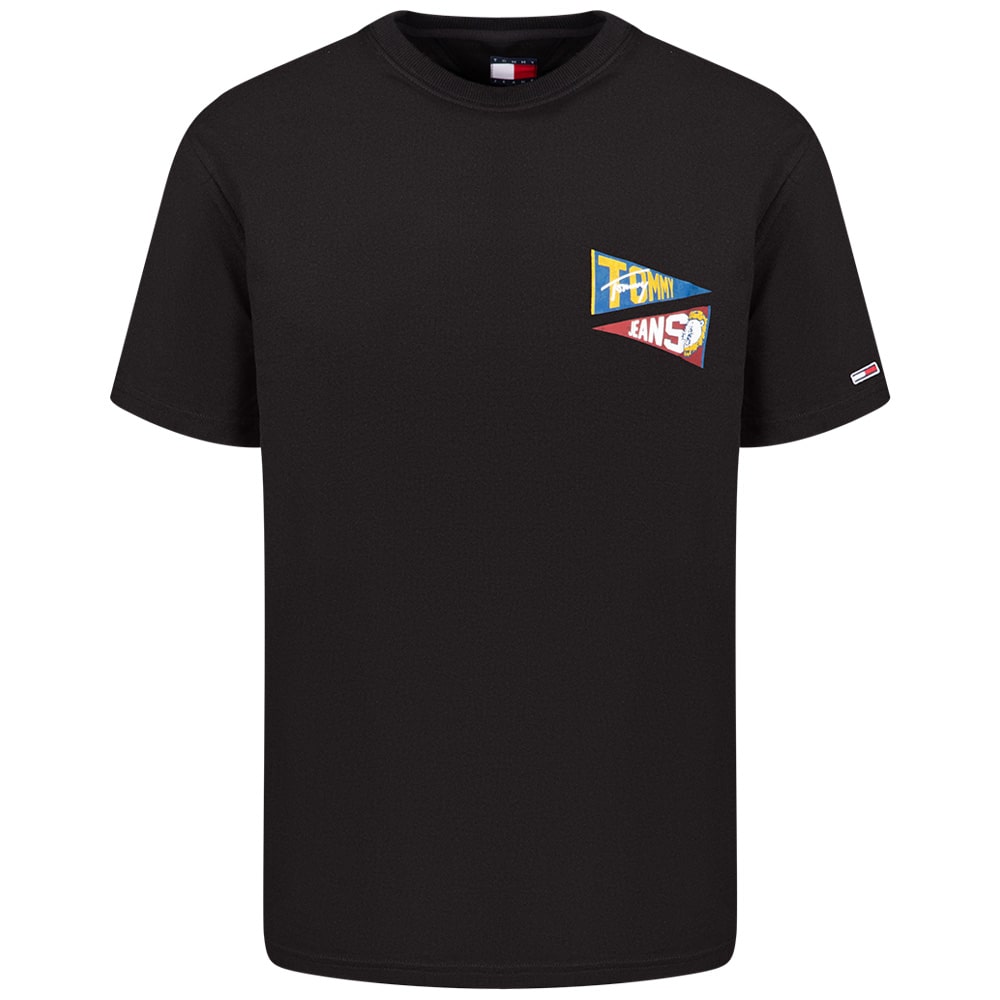 Tommy Jeans Μαύρο T-shirt C Neck - DM0DM20350
