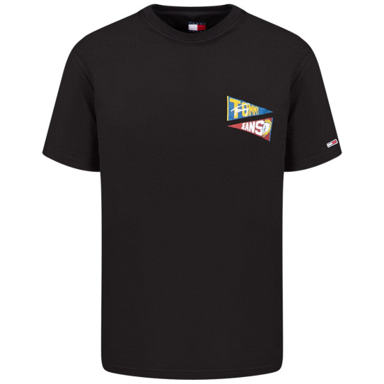 Tommy Jeans Μαύρο T-shirt C Neck - DM0DM20350