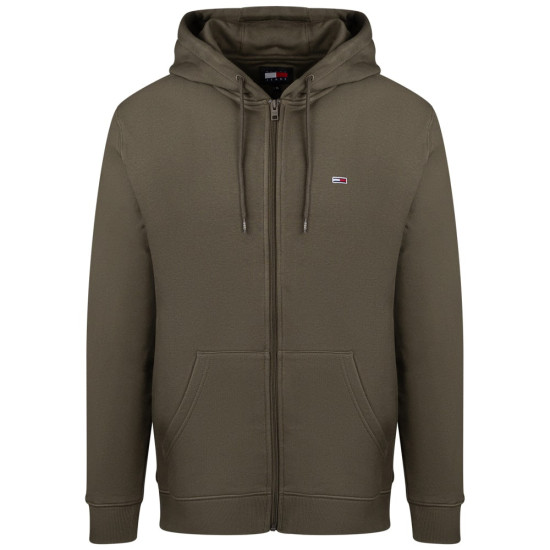 Tommy Jeans Λαδί Ζακέτα Hoodie - DM0DM20743