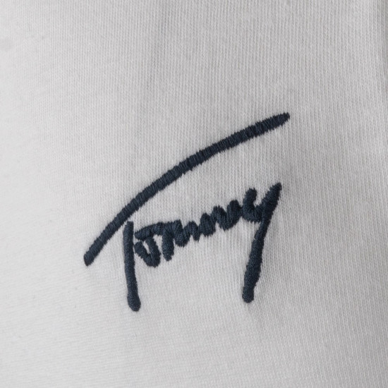 Tommy Jeans Εκρού T-shirt C Neck - DM0DM21140