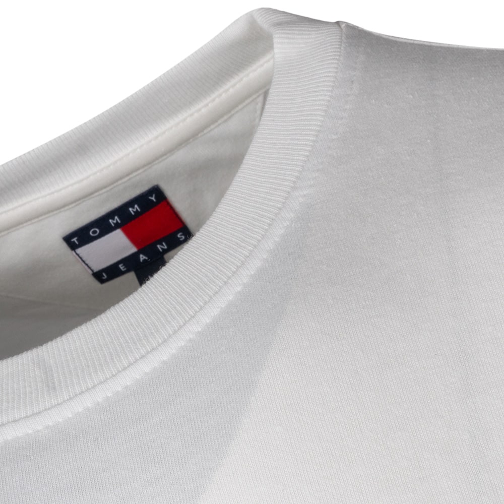 Tommy Jeans Εκρού T-shirt C Neck - DM0DM21140