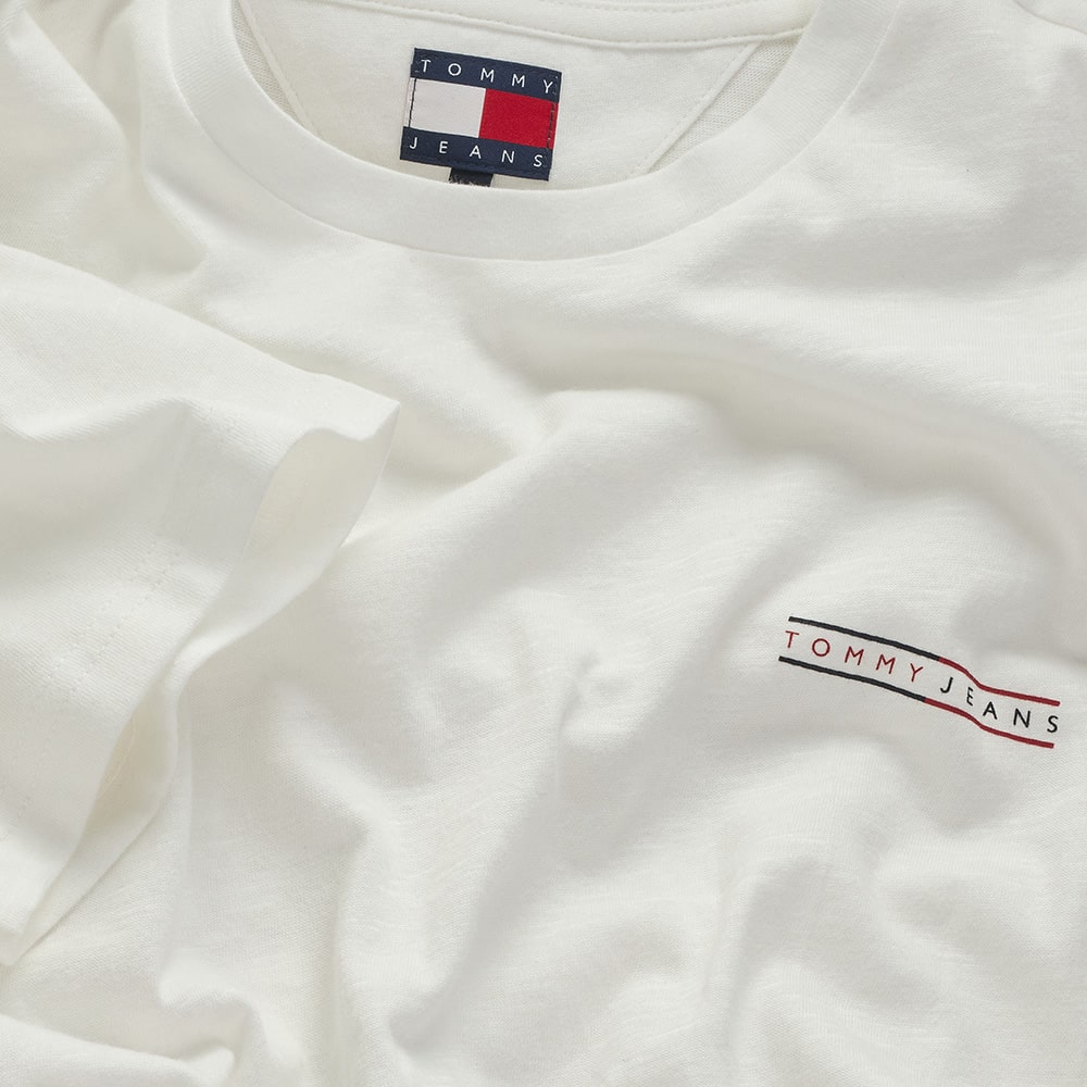 Tommy Jeans Εκρού T-shirt C Neck - DM0DM21303