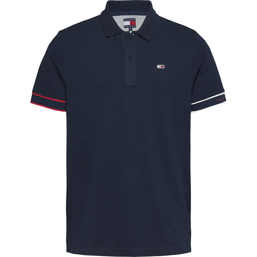 Tommy Jeans Μπλε Κοντομάνικο polo - DM0DM21306