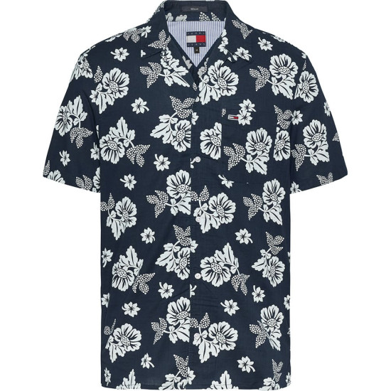 Tommy Jeans Μπλε Πουκάμισο Hawaiian - DM0DM21351