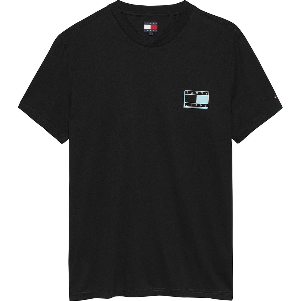 Tommy Jeans Μαύρο T-shirt C Neck - DM0DM21577