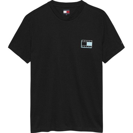 Tommy Jeans Μαύρο T-shirt C Neck - DM0DM21577