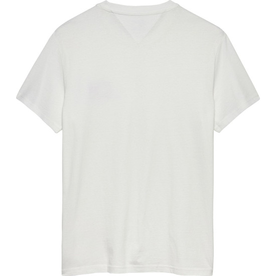 Tommy Jeans Λευκό T-shirt C Neck - DM0DM21577
