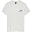 Tommy Jeans Λευκό T-shirt C Neck - DM0DM21577