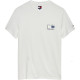 Tommy Jeans Λευκό T-shirt C Neck - DM0DM21577