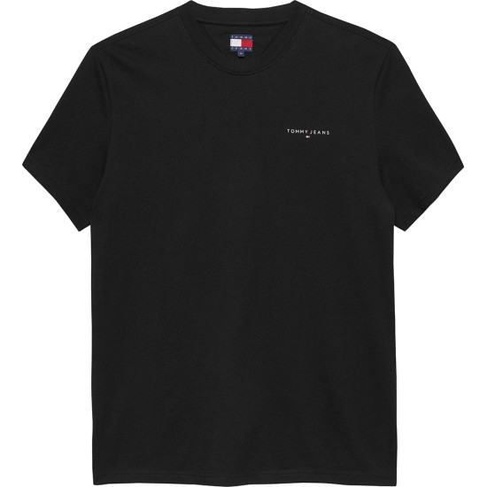 Tommy Jeans Μαύρο T-shirt C Neck - DM0DM21780