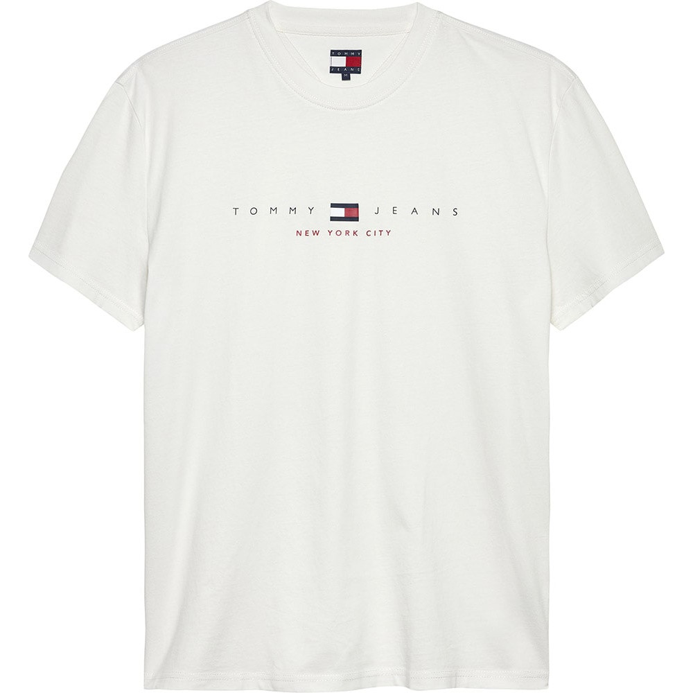 Tommy Jeans Λευκό T-shirt C Neck - DM0DM21911