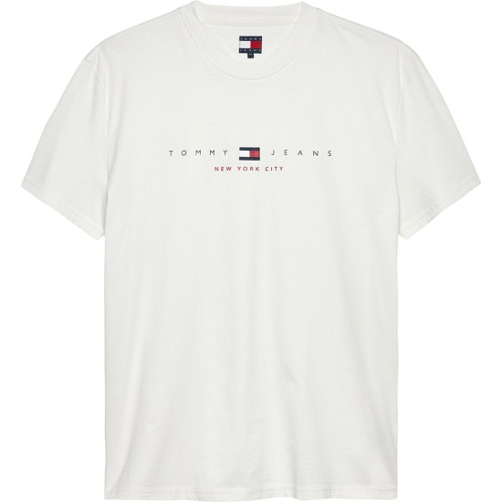 Tommy Jeans Λευκό T-shirt C Neck - DM0DM21911