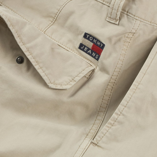 Tommy Jeans Μπεζ Βερμούδα Cargo - DM0DM21952