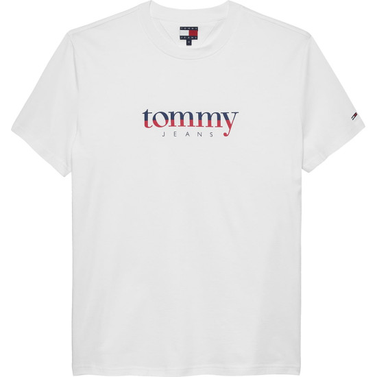 Tommy Jeans Λευκό T-shirt C Neck - DM0DM21978