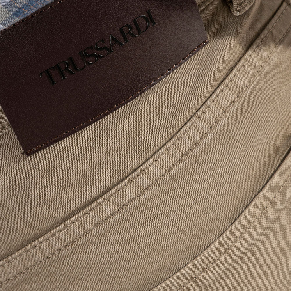 TRUSSARDI Χακί Παντελόνι Chino - 352J000041T004408H01