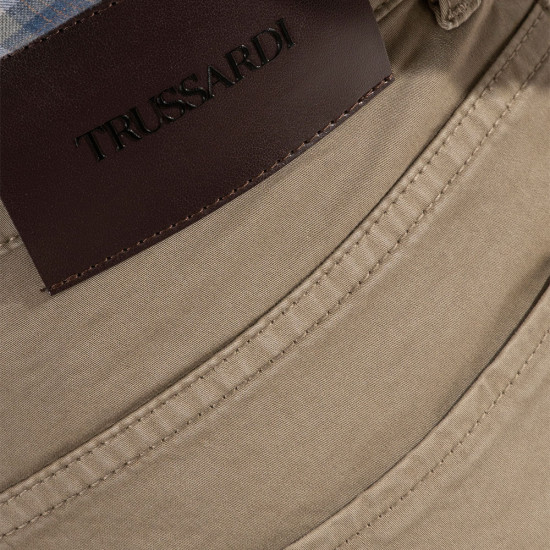 TRUSSARDI Χακί Παντελόνι Chino - 352J000041T004408H01