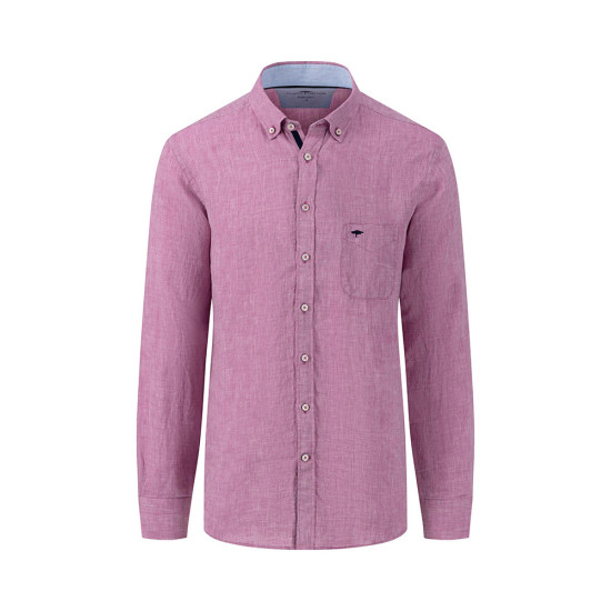 Fynch-Hatton Μωβ Πουκάμισο 100% Linen - 1413  6000