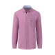 Fynch-Hatton Μωβ Πουκάμισο 100% Linen - 1413  6000