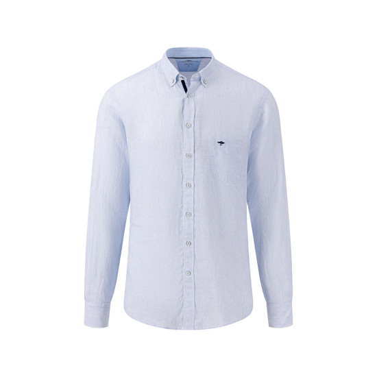 Fynch-Hatton Γαλάζιο Πουκάμισο 100% Linen - 1413  6010