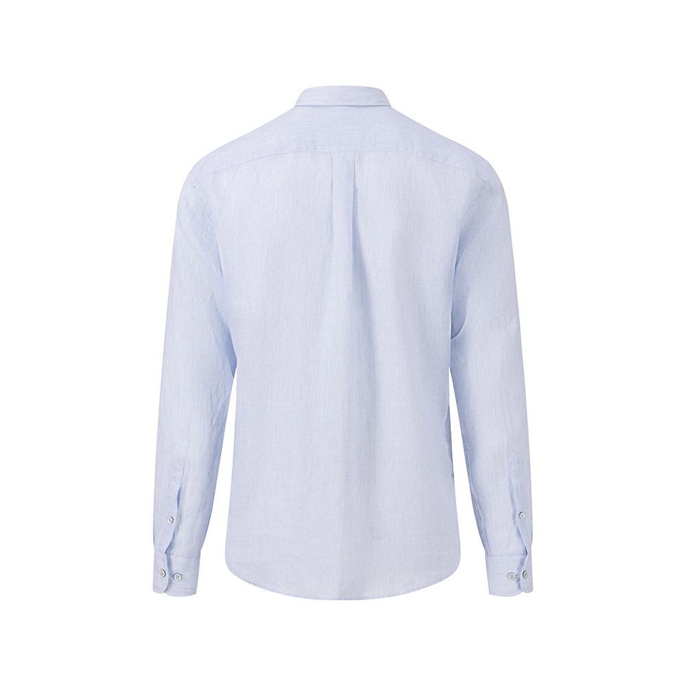 Fynch-Hatton Γαλάζιο Πουκάμισο 100% Linen - 1413  6010