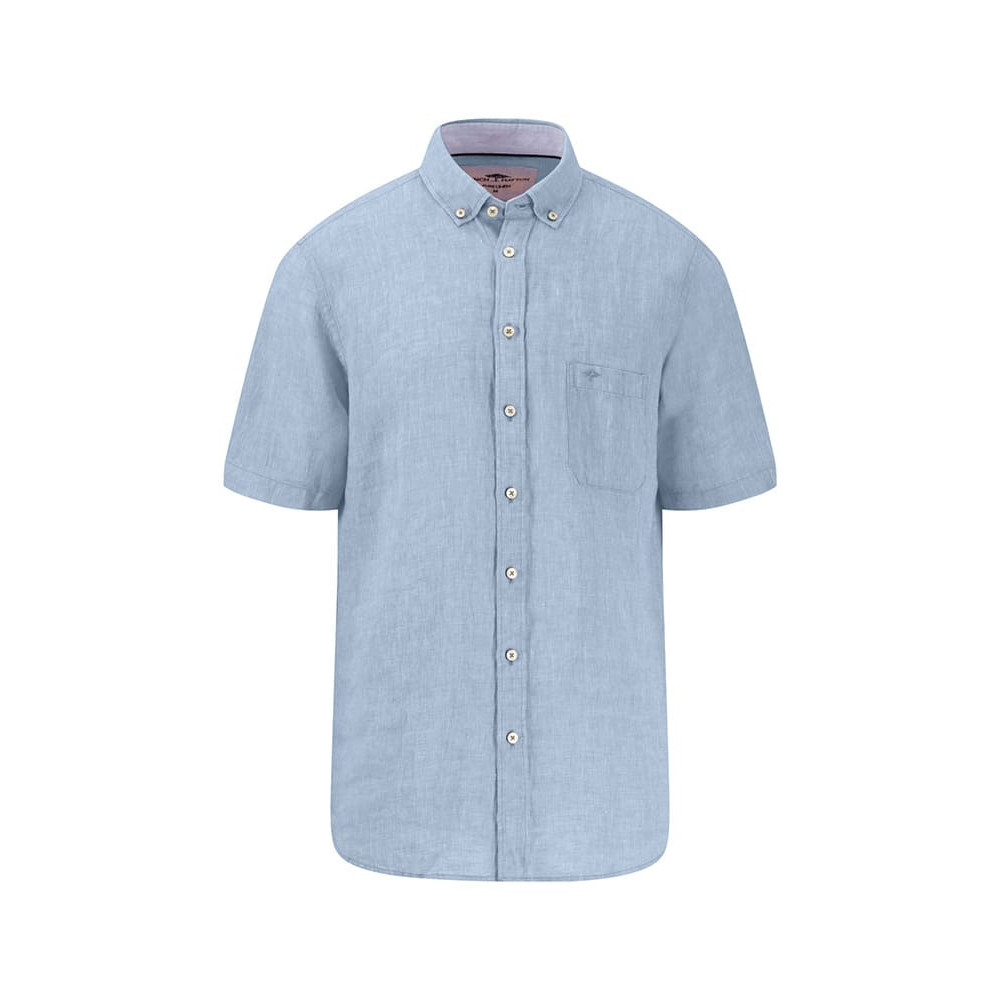 Fynch-Hatton Γαλάζιο Πουκάμισο Button Down 100% Linen - 1504  6001