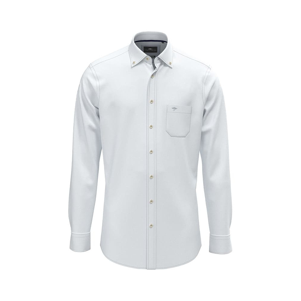 Fynch-Hatton Λευκό Πουκάμισο Button Down - 1513  8400