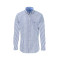 Fynch-Hatton Μπλε Πουκάμισο Button Down Ριγέ - 1504  6140