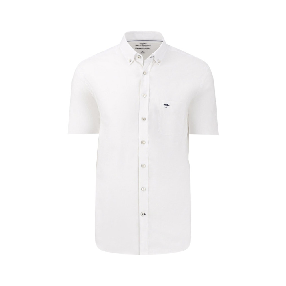 Fynch-Hatton Λευκό Πουκάμισο Button Down - 1613  5501