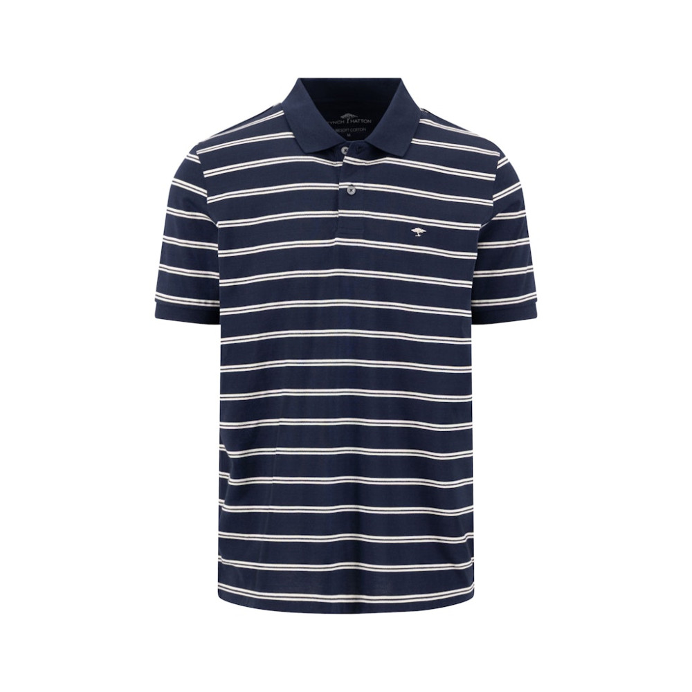 Fynch-Hatton Μπλε Κοντομάνικο polo - 1604  4004