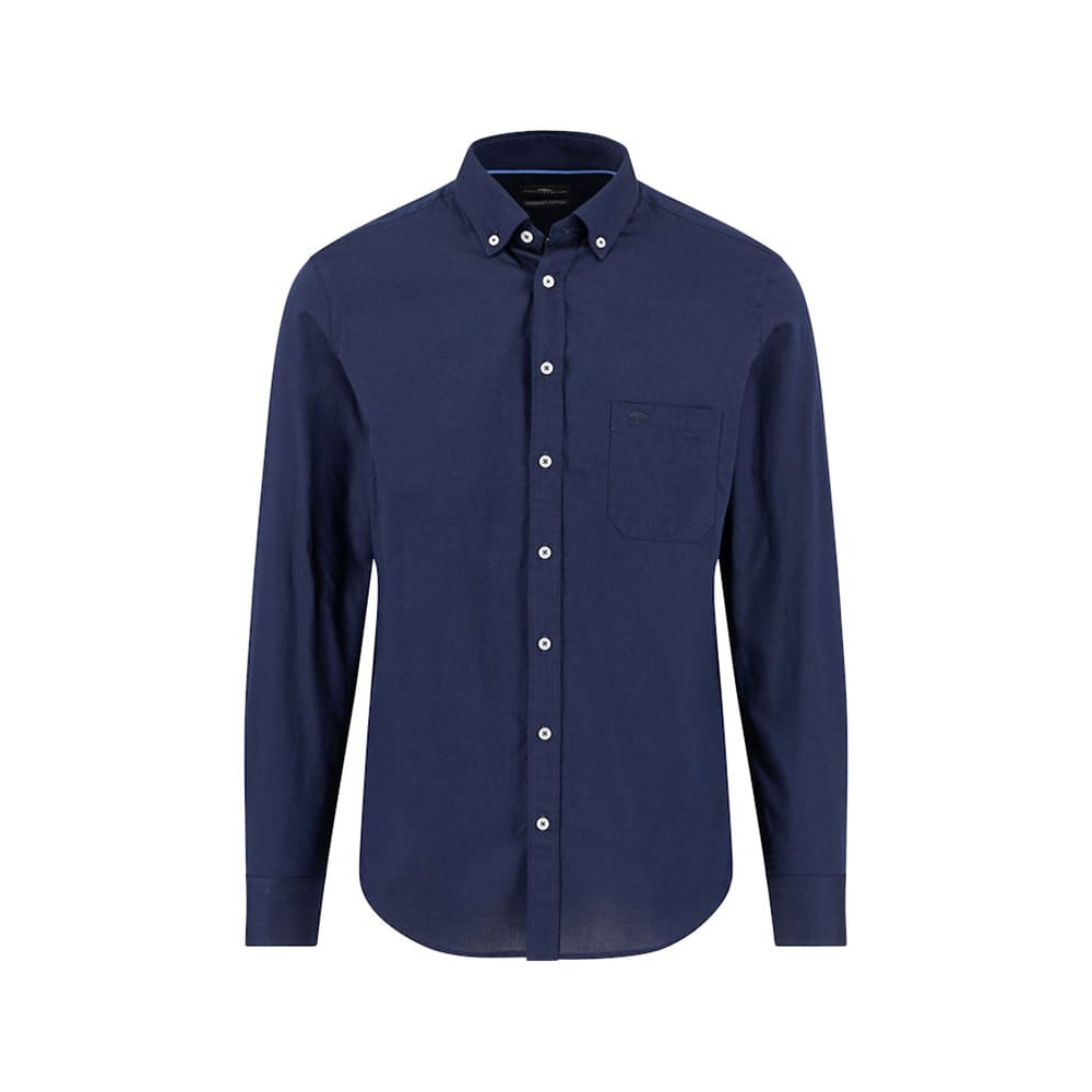 Fynch-Hatton Μπλε Πουκάμισο Button Down - 1508  5000