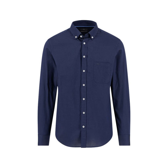 Fynch-Hatton Μπλε Πουκάμισο Button Down - 1508  5000